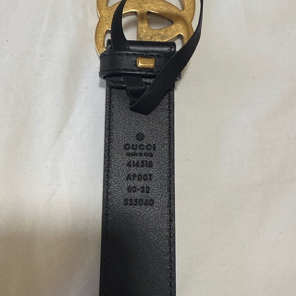 Gucci Black and Gold Women's Belt - Picture 13 of 16